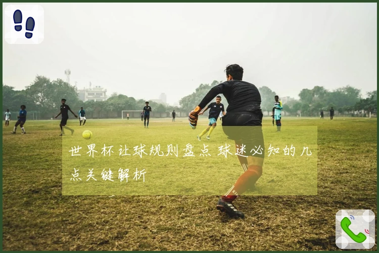 世界杯让球规则盘点 球迷必知的几点关键解析