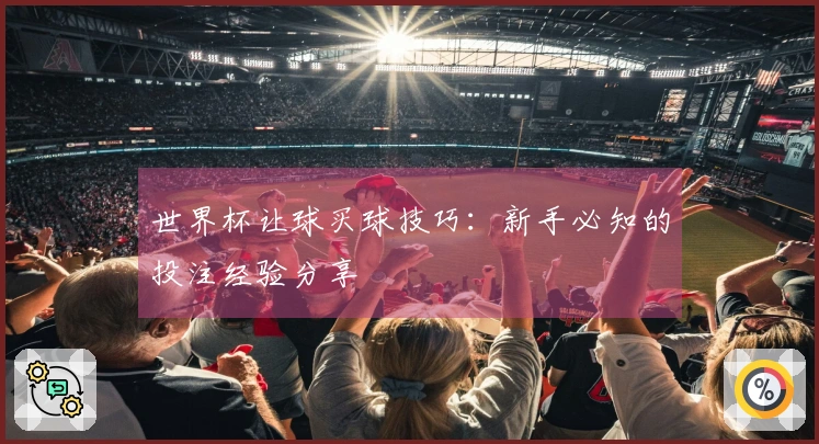 世界杯让球买球技巧：新手必知的投注经验分享